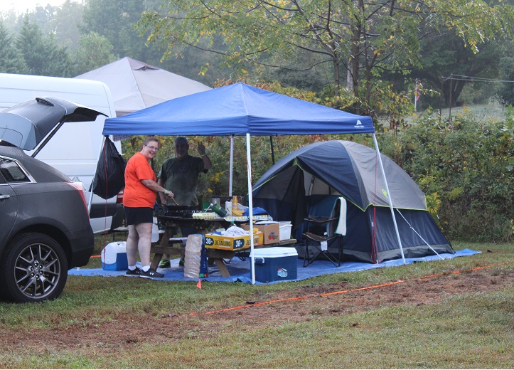 tent and tarp